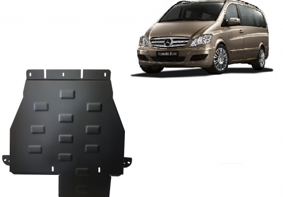 Scut metalic cutie de viteză și reductor Mercedes Viano W639, varianta 4x4 automată