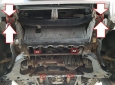 Scut motor și radiator Mitsubishi Pajero 3 (V60, V70) 50