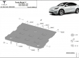 Scut motor faţă din aluminiu Tesla Model Y AWD 53