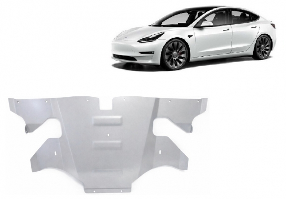 Scut auto spate din aluminiu Tesla Model 3 AWD