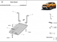 Scut diferențial din aluminiu Dacia Duster, motorizare 4x4 54