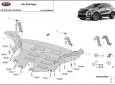 Scut motor din aluminiu Kia Sportage 55