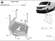 Scut antifurt catalizator pentru Renault Trafic 63