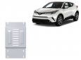 Scut antifurt din aluminiu pentru catalizator Toyota C-HR 55