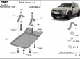 Scut diferențial din aluminiu Dacia Duster 4x4 63