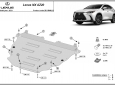 Scut motor din aluminiu Lexus NXAZ20 63