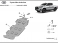 Scut rezervor din aluminiu Toyota Hilux  Invicible 63
