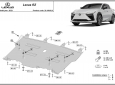 Scut motor din aluminiu Lexus RZ 63