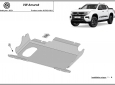 Scut motor si grup fata Volkswagen Amarok - Aluminium 63