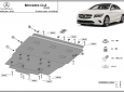 Scut motor din aluminiu Mercedes CLA 63