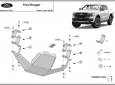 Scut diferențial spate Ford Ranger 63