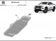 Scut rezervor Volkswagen Amarok (MB3G9A147CF; 2643728) 63