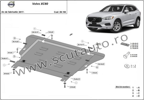 Scut auto și cutie de viteză Volvo XC60
