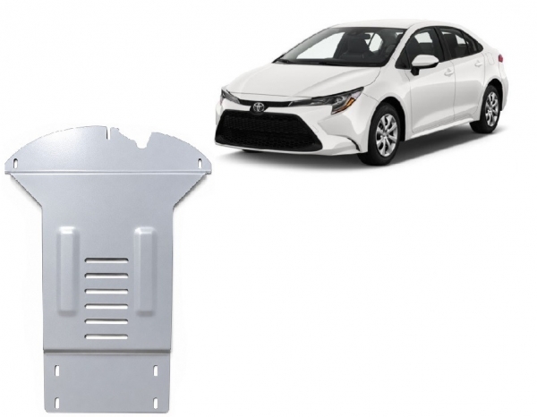 Scut antifurt din aluminiu pentru catalizator Toyota Corolla