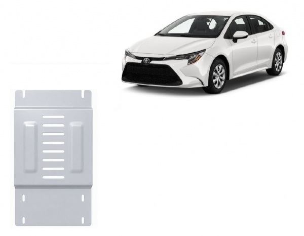 Scut antifurt din aluminiu pentru catalizator Toyota Corolla