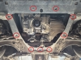 Scut motor din aluminiu Dacia Sandero Stepway 55