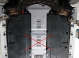 Scut antifurt din aluminiu pentru catalizator Lexus UX 68