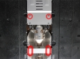 Scut antifurt din aluminiu pentru catalizator Suzuki Swace 64