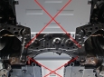Scut antifurt din aluminiu pentru catalizator Suzuki Swace 68